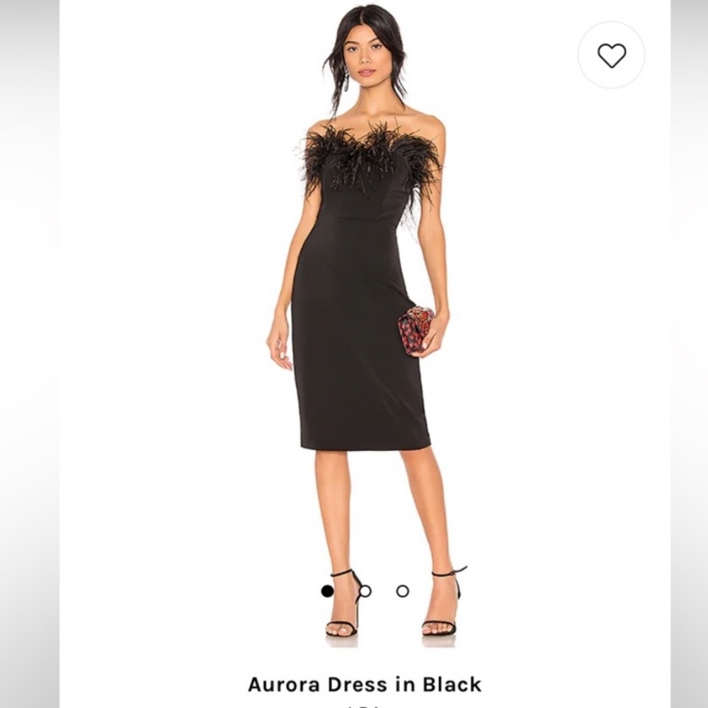 Revolve LPA XS feather dress - Picture 1 of 6